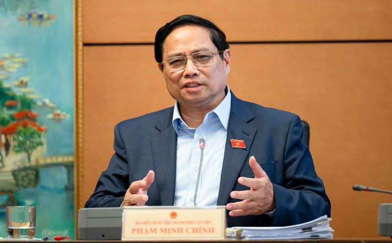 Politburo member, Prime Minister Pham Minh Chinh. Photo: Pham Dong