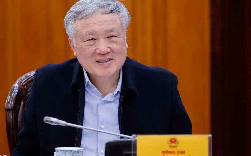 Member of the Politburo, Secretary of the Party Central Committee, Permanent Deputy Prime Minister Nguyen Hoa Binh. Photo: VGP/Nhat Bac