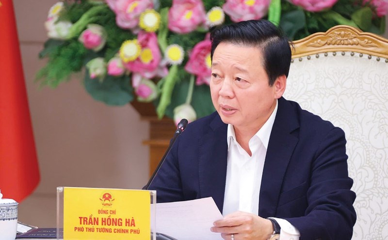 Member of the Party Central Committee, Deputy Prime Minister Tran Hong Ha. Photo: Minh Khoi