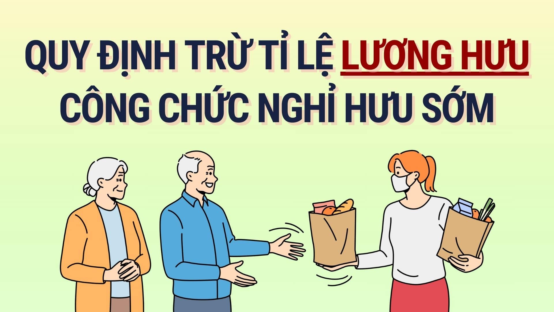 In case of early retirement, civil servants will not have their pension deducted. Graphics: Hoang Le
