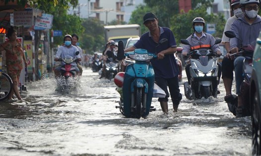 Nam Bộ có mưa và triều cường. Đồ họa: Hạ Mây