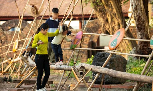 Năm 2025, Bảo tàng tỉnh Hải Dương tổ chức nhiều hoạt động trải nghiệm cho người dân. Ảnh: Mai Hương