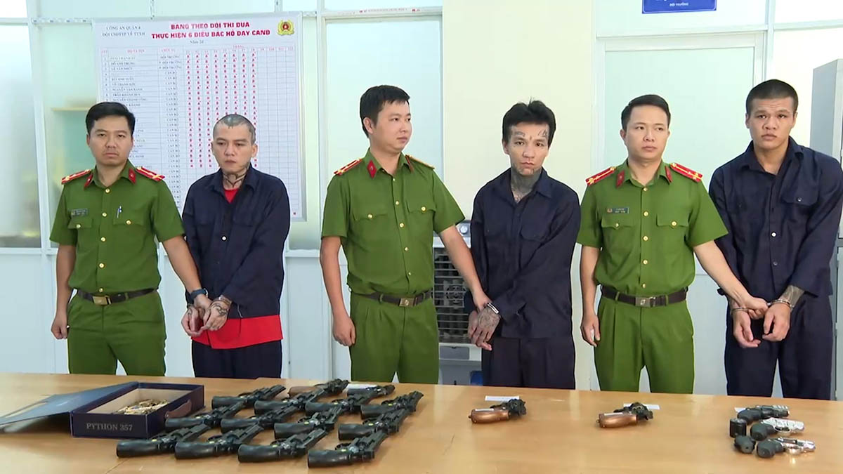 Dismantling a group of people illegally buying, selling and storing weapons. Photo: Provided by the police