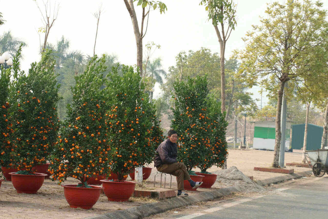 Buon ban e am, ong Duc ngoi dai doi khach. Anh: Yen San