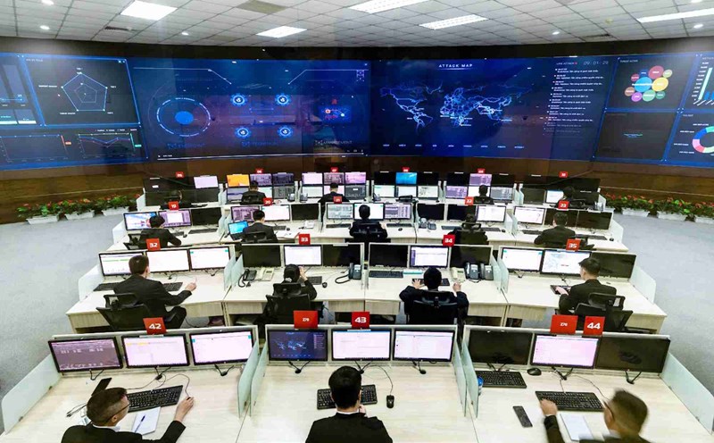 Viettel Telecommunication Center. Photo: Nam Nguyen