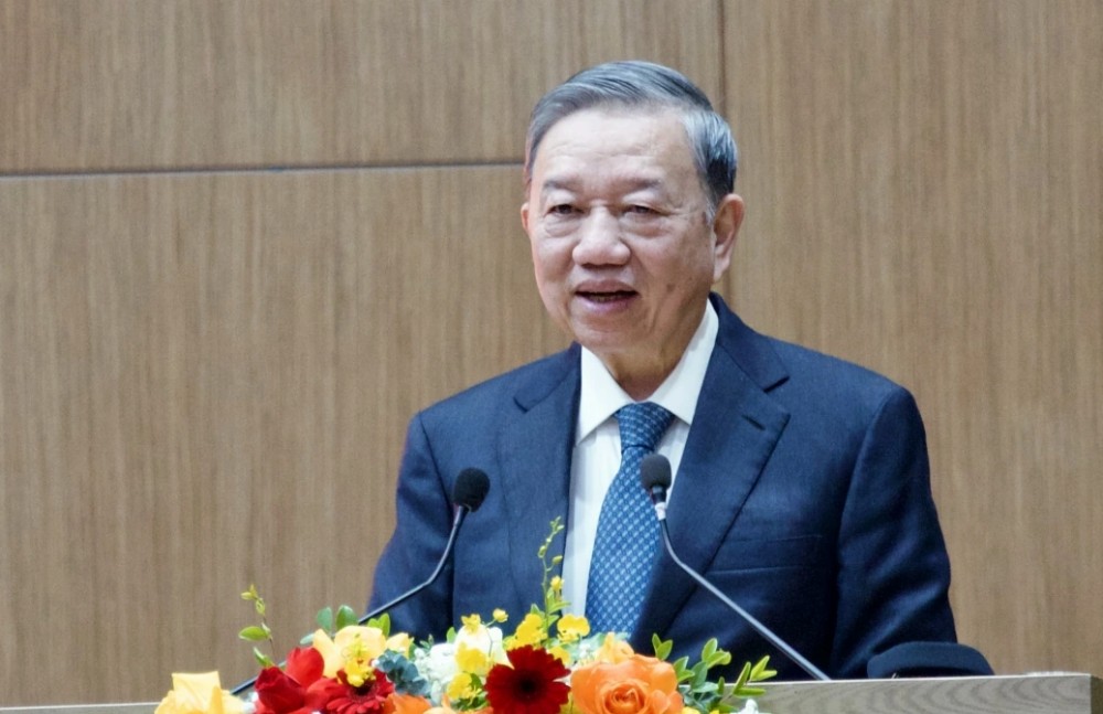 General Secretary To Lam emphasized the need to soon complete the revolution in restructuring and organizing the apparatus. Photo: Van Hieu