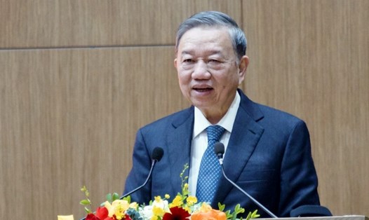 Tổng Bí thư Tô Lâm nhấn mạnh yêu cầu sớm hoàn thành cuộc cách mạng về sắp xếp, tổ chức bộ máy. Ảnh: Văn Hiếu