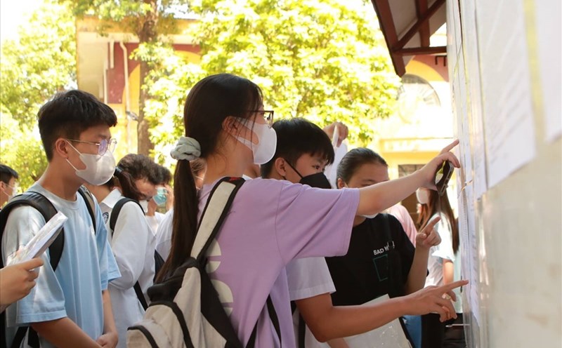 Provinces and cities have begun announcing the third exam subject for grade 10 in 2025. Photo: Van Trang