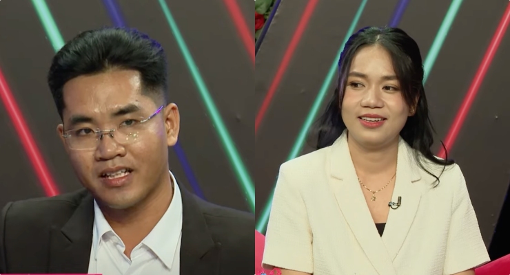 Couple at the show "You want to date". Photo: Producer.