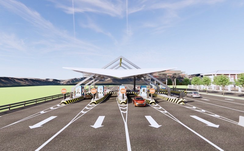 The Dong Dang - Tra Linh expressway project accounts for the largest amount of capital in Cao Bang's public investment plan. Photo: Tan Van.