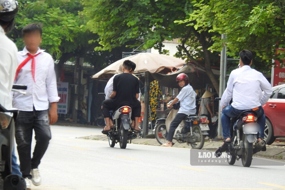 Many students in Phu Tho violate traffic safety order. Illustration photo: To Cong.