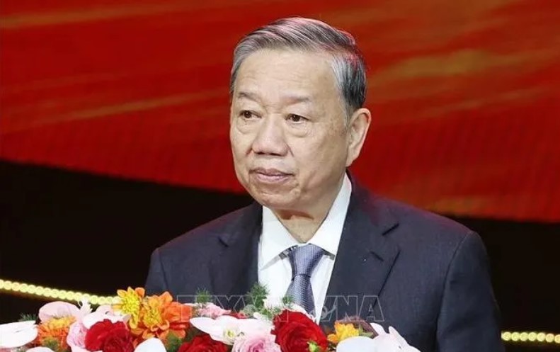 General Secretary To Lam gives instructions. Photo: VNA