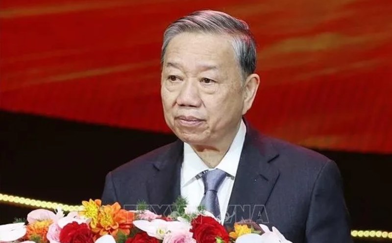 General Secretary To Lam gives instructions. Photo: VNA