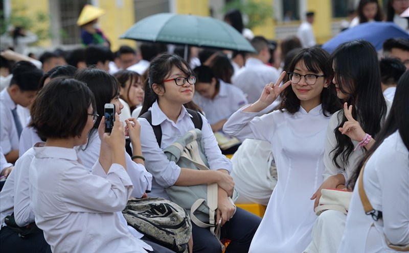 Hanoi has two more specialized schools: Chu Van An High School for the Gifted and Son Tay High School for the Gifted. Photo: Phuong Linh