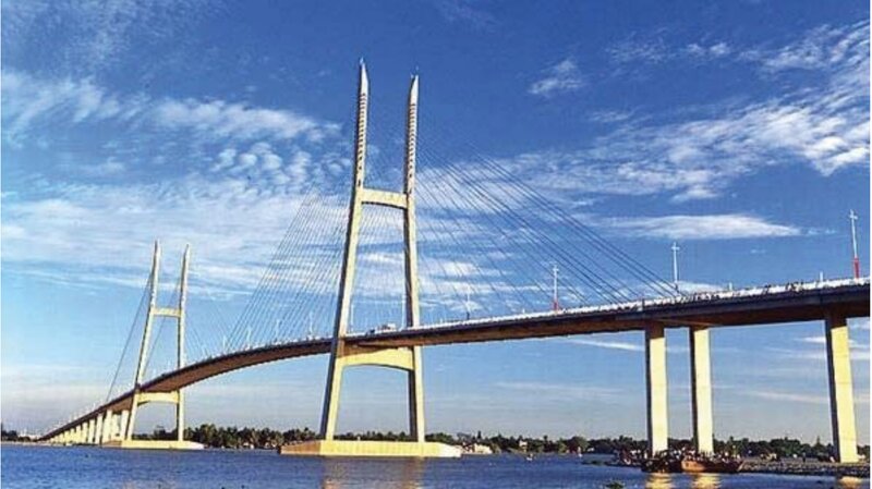 Perspective of Dinh Khao bridge. Photo: DTM