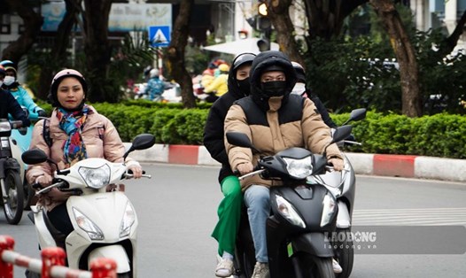 Dự báo thời tiết ngày mai 16.1 ở Hà Nội trời rét sâu vào sáng sớm. Ảnh: Tô Thế