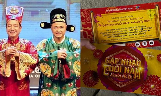 Thị trường vé Táo Quân nóng lên trước ngày ghi hình. Ảnh: NSX