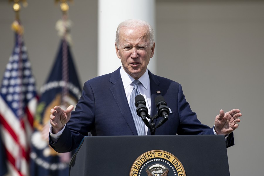 Tong thong My Joe Biden se roi nhiem so vao ngay 20.1.2025. Anh: Xinhua