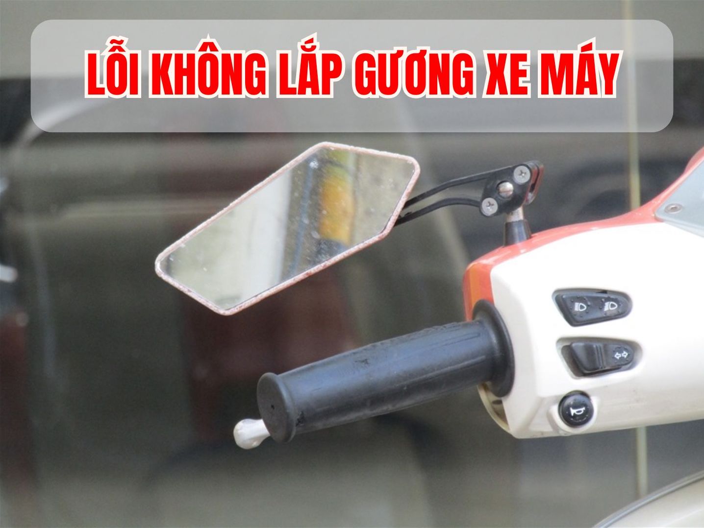 Is it illegal to ride a motorbike without a right-side mirror?