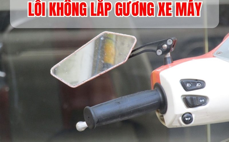 Is it illegal to ride a motorbike without a right-side mirror?