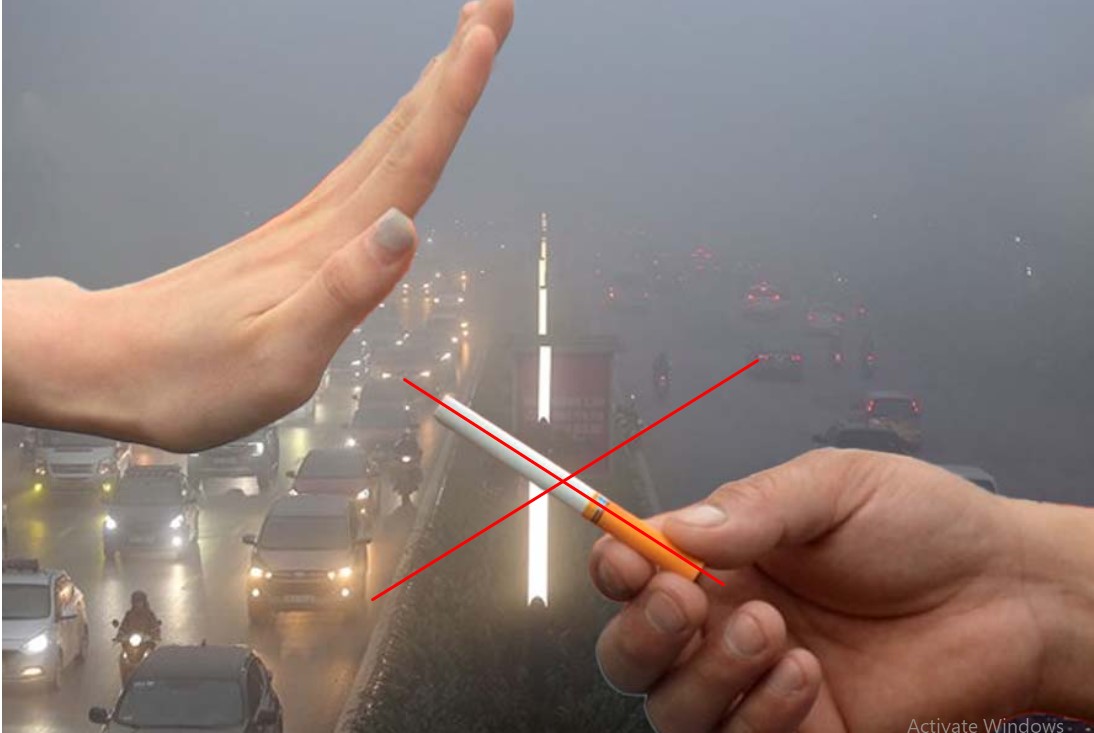 Smoking in cold weather increases the risk of heart and lung damage and serious circulatory and respiratory problems. Graphics: Thien Nhan