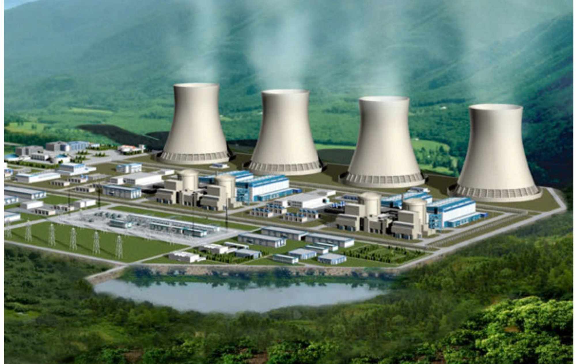 Perspective of Ninh Thuan nuclear power project in 2016. Photo: VGP
