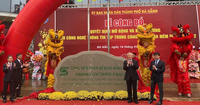 The Da Nang Software Park concentrated information technology zone officially came into operation. Photo: Nguyen Linh