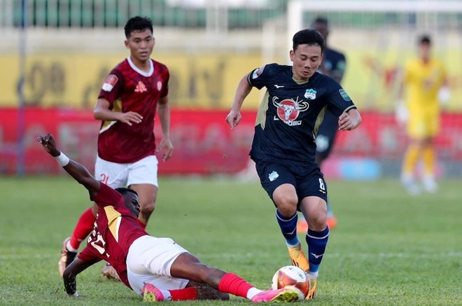 Hoang Anh Gia Lai meets Ho Chi Minh City in round 10 of V.League 2024-2025. Photo: VPF