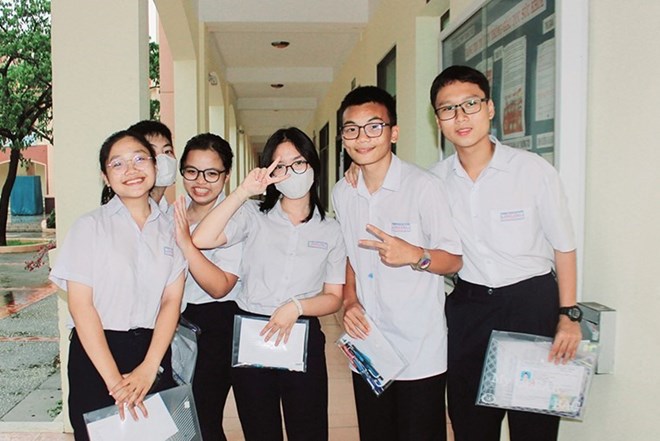 Candidates complete a subject in last year's junior high school graduation exam in Ba Ria - Vung Tau province. Illustration photo: Khanh Chi