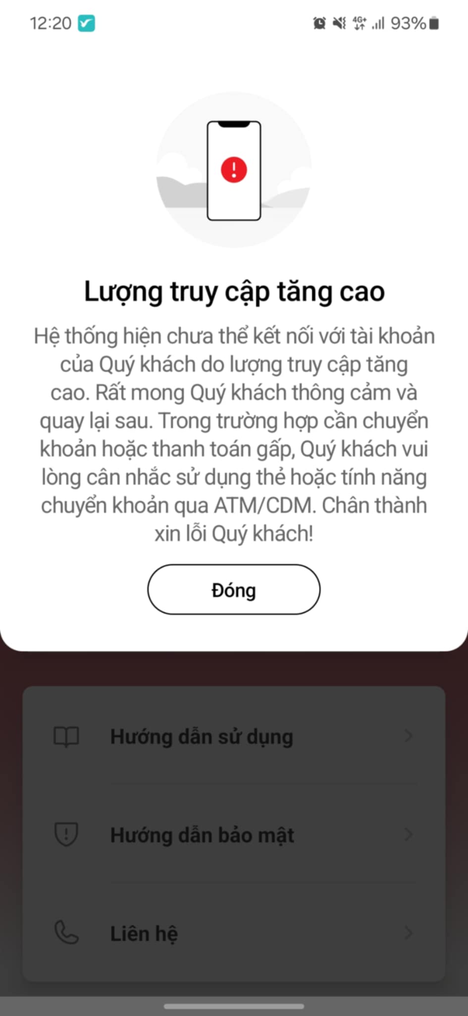 Ung dung cua Ngan hang TMCP Ky thuong Viet Nam (Techcombank) “dong bang” dip can Tet. Anh: Minh Anh. 