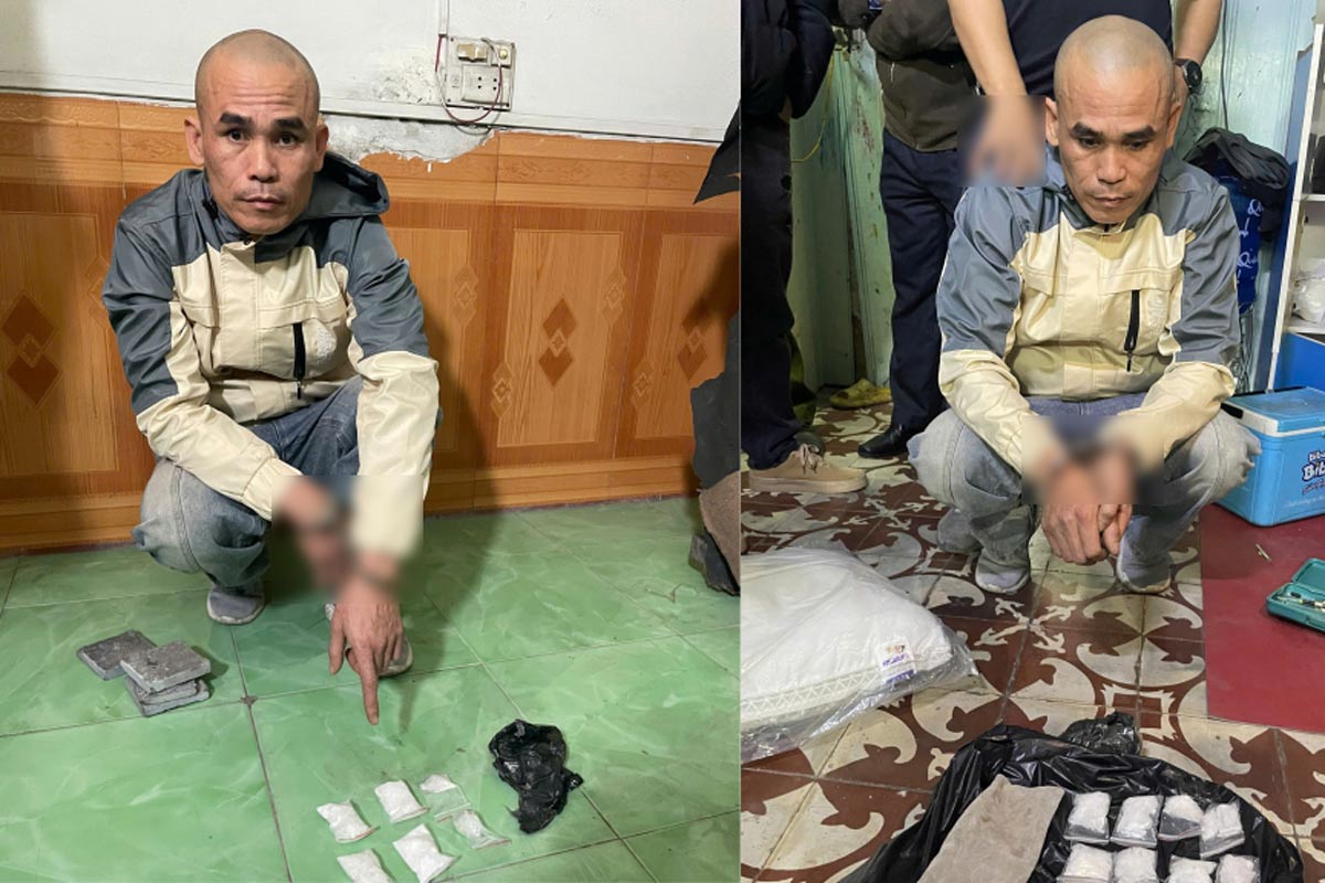 Subject Bui Duc Thanh (born in 1979, residing at Group 4, Nam Son 2 area, Cam Son ward, Cam Pha city, Quang Ninh province). Photo: Quang Ninh Police