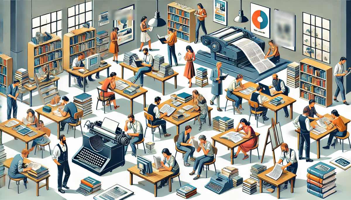 Many publishers have not prepared well for successor personnel, leading to a long period of time without being able to arrange leadership positions. Illustration image created by AI.