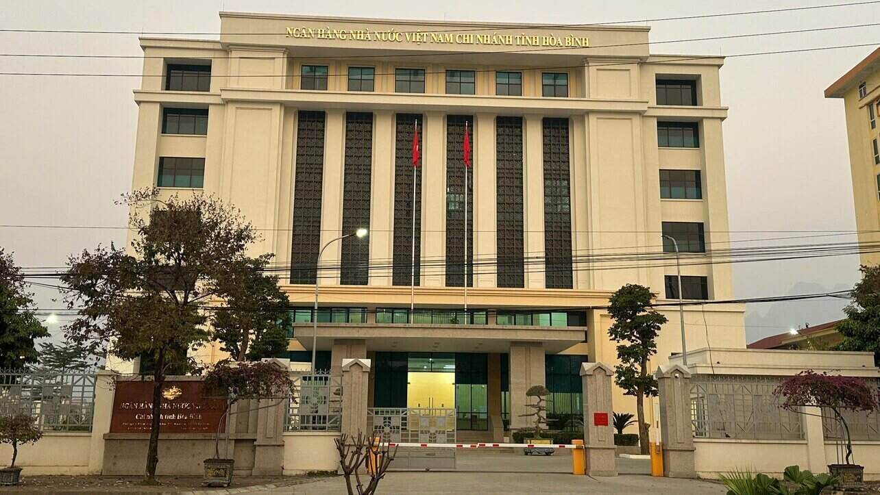 State Bank of Vietnam (SBV) Hoa Binh branch. Photo: Minh Chuyen