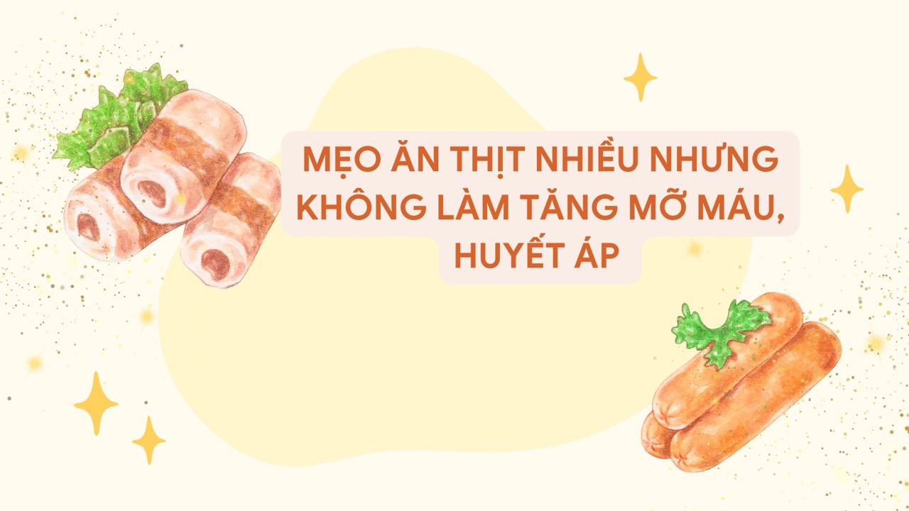 Eliminate fatty meats and chicken with skin when eating to help reduce the possibility of increased blood pressure when absorbed. Photo collage: HUONG SON