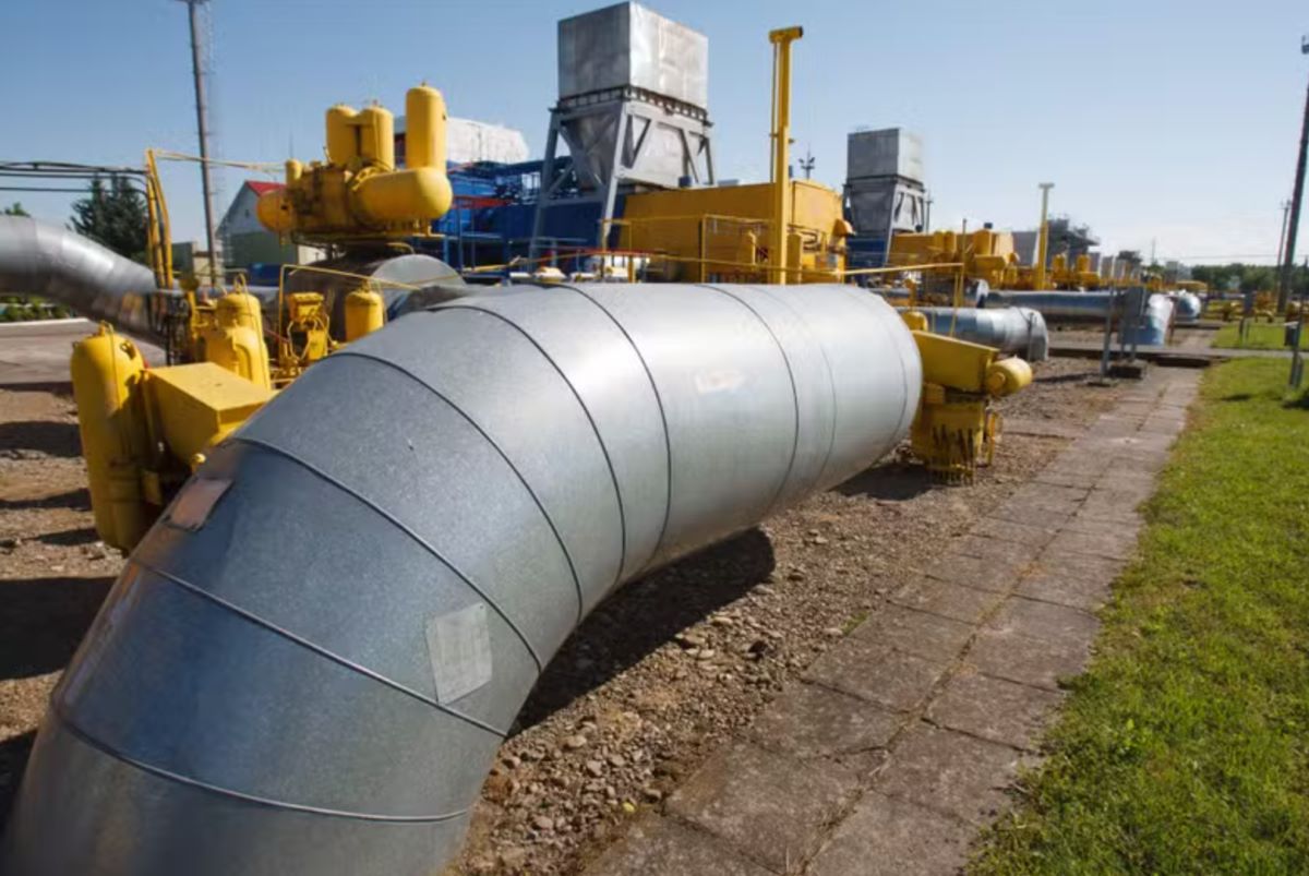 Russian gas pipeline through Ukraine. Photo: AFP