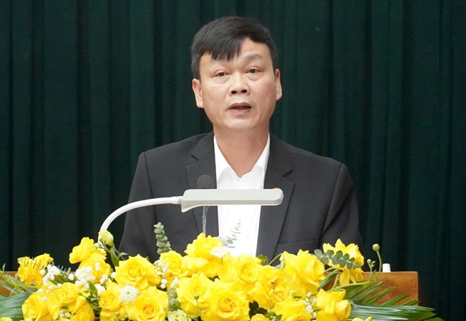 Director of Quang Binh Department of Home Affairs Tran The Vuong said that it is necessary to reach out to the people to clearly propagate the arrangement of administrative units. Photo: T. Vu
