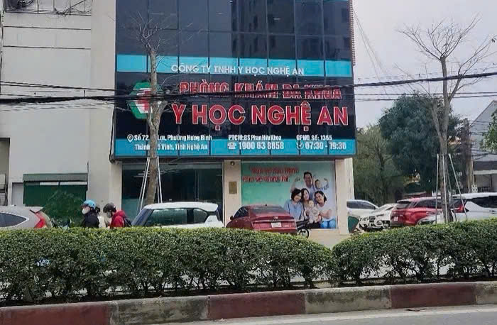 Phòng khám Đa khoa Y học Nghệ An.  Ảnh: Hải Đăng 
