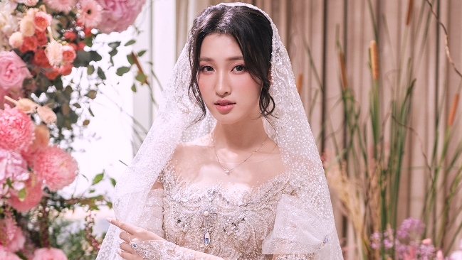 Runner-up Phuong Nhi married into a billionaire family. Photo: FBNV