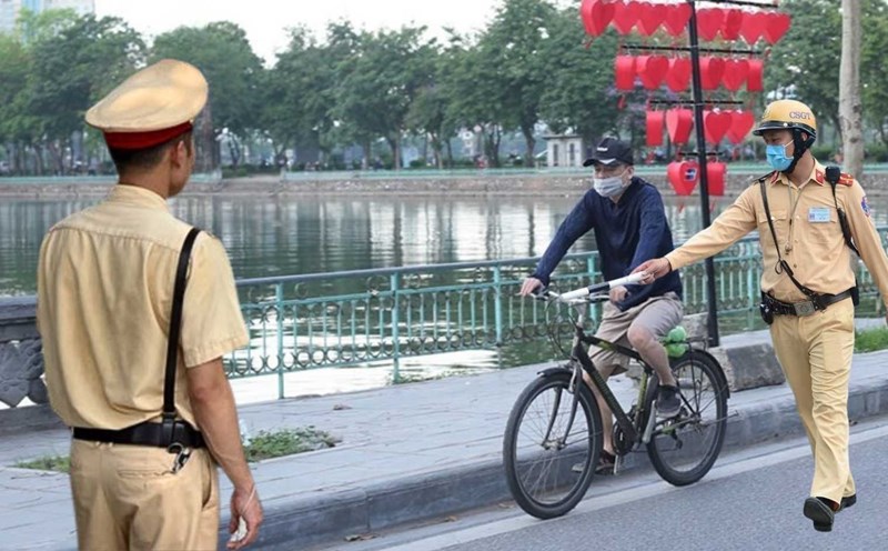 Using a bicycle without lights will also result in a fine