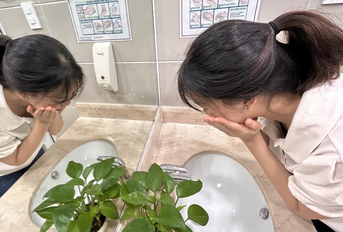 Skin care during Tet.