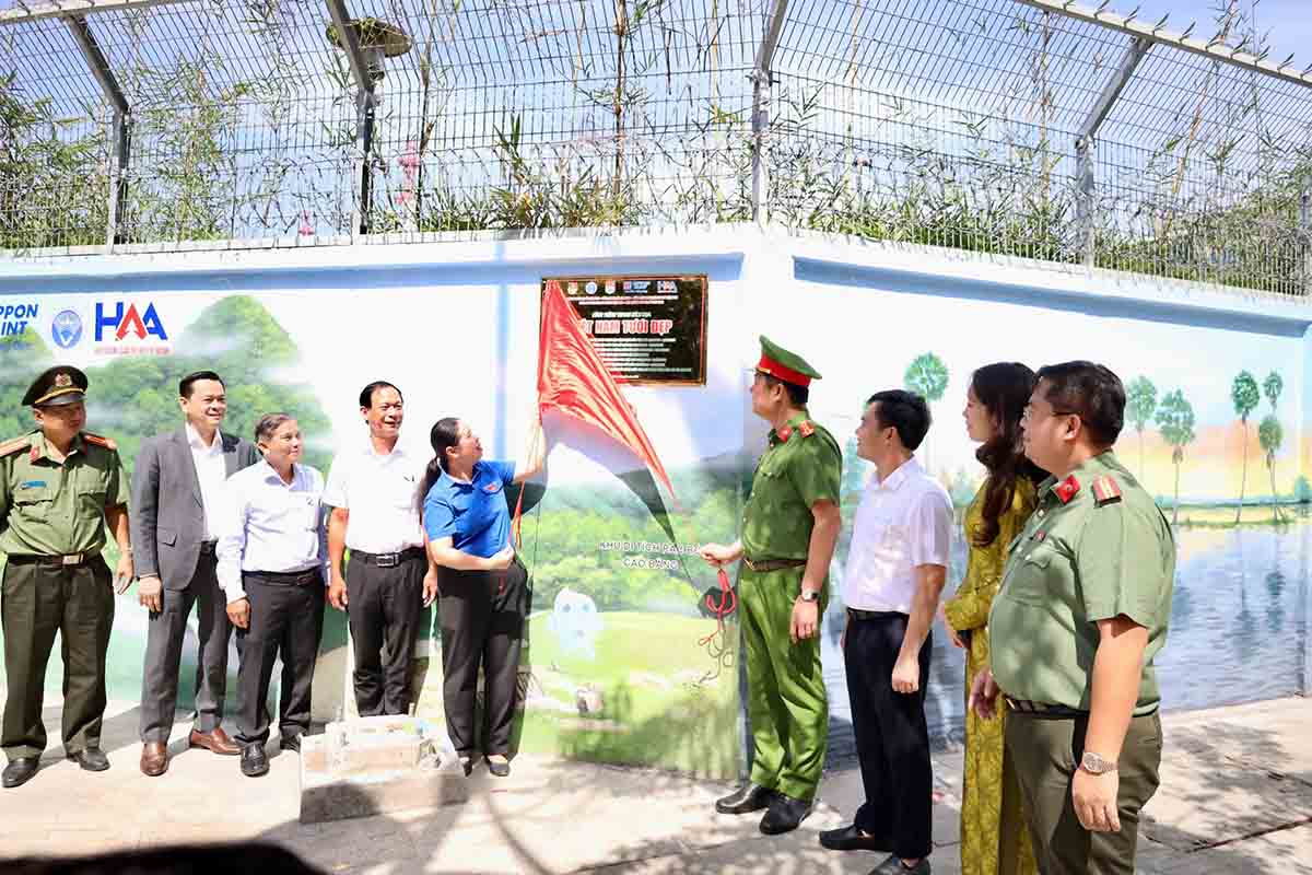 Le khanh thanh duong tranh bich hoa o quan Tan Binh. Anh: Trong Anh