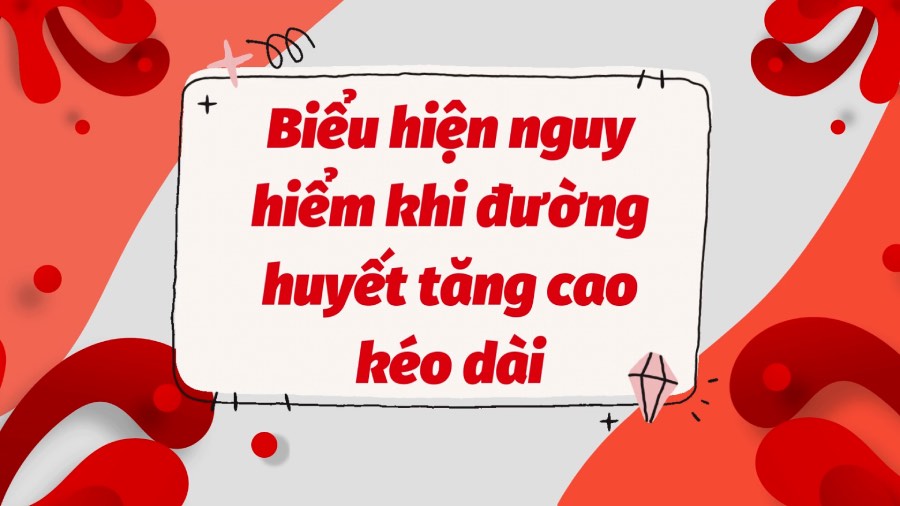 Dangerous symptoms of prolonged high blood sugar