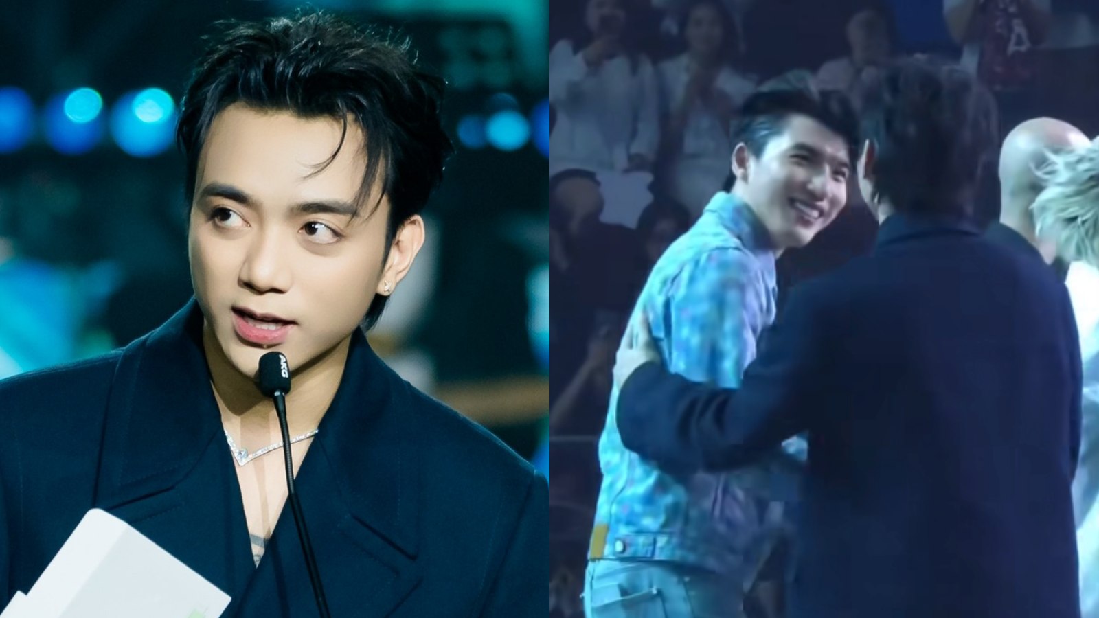 HIEUTHUHAI and Soobin Hoang Son interact. Photo: Cut from video