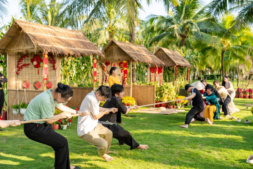 On the occasion of Tet At Ty, Wyndham Grand Phu Quoc brings a leisurely Tet experience - Happy reunion. Photo: Provided by the unit