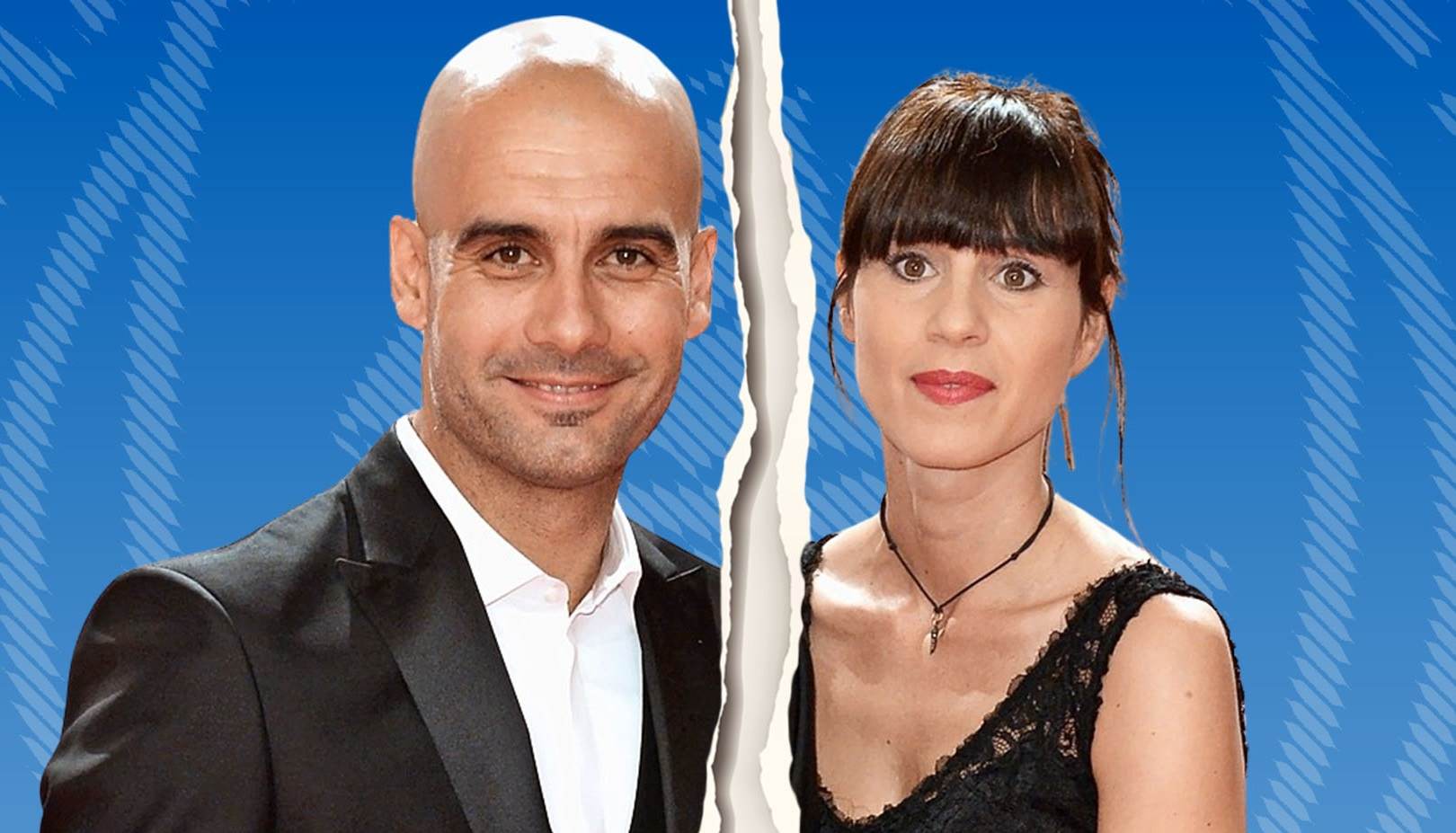 Coach Pep Guardiola and his wife split after 30 years of marriage. Photo: The Sun