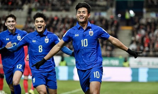 Tuyển Thái Lan giao hữu với Afghanistan trước thềm vòng loại Asian Cup 2027. Ảnh: Bangkok Post