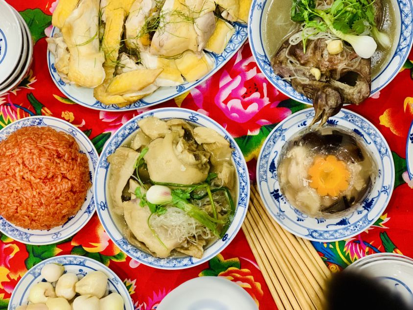 Bamboo shoot soup on the Tet tray. Photo: An Le