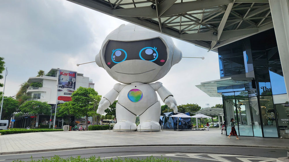 A symbol of digital transformation in Ho Chi Minh City. Photo: Duc Son