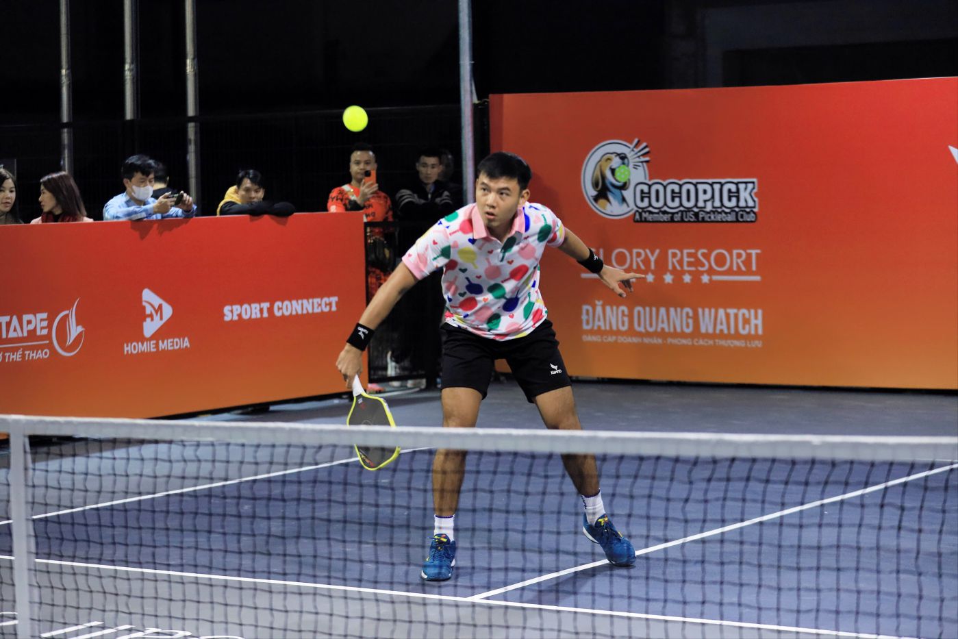 Ly Hoang Nam competes in the 2025 VPO Pickleball Hanoi Open. Photo: Dat Nguyen