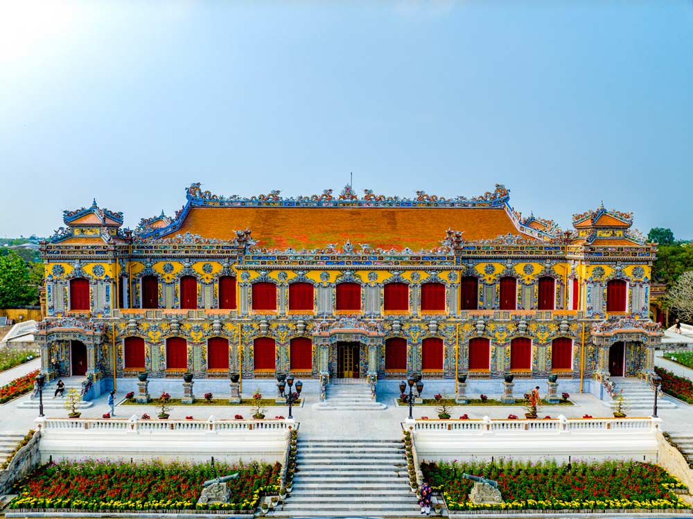 Kien Trung Palace in Hue is the main setting for the movie "The Last Queen". Photo: Tu An